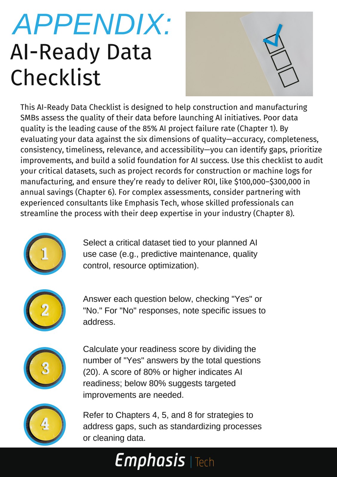 AI-Ready Data Checklist